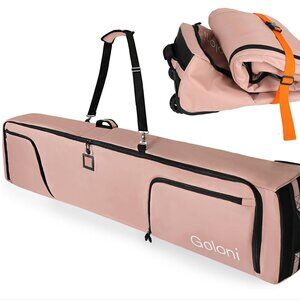 Ski Bag with Wheels / Padded Snowboard Bag for Air Travel